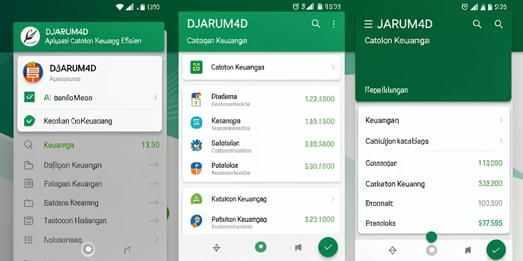 Tampilan antarmuka pengguna DJARUM4D yang modern dan fungsional.