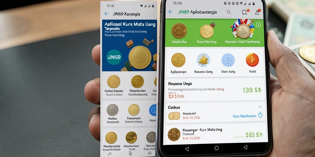 Tampilan antarmuka utama aplikasi JIN69 yang menarik.